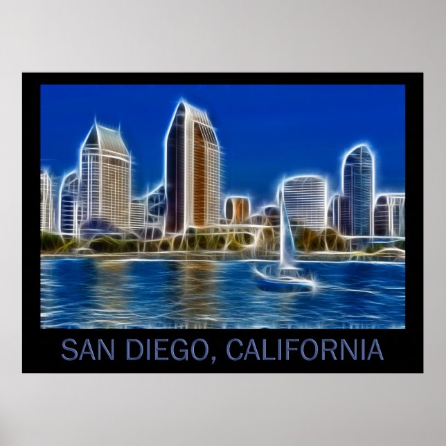 San Diego, California (USA) Poster (Front)