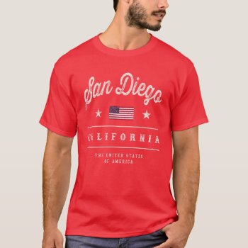 San Diego California Usa T-shirt by digitalcult at Zazzle