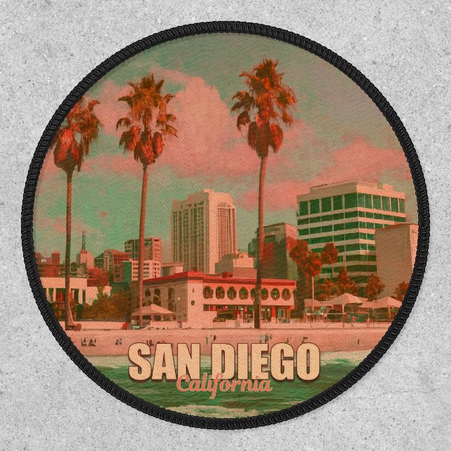 San Diego California Vintage Souvenirs 1950s Patch (Front)