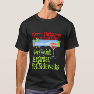 San Diego Christmas Vacation Drinking On Beach T-Shirt
