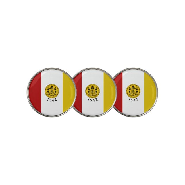 San Diego city flag Golf Ball Marker (3 Up)