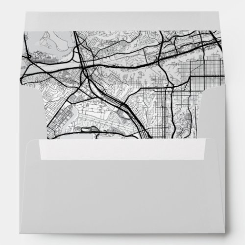 San Diego City Map Envelope
