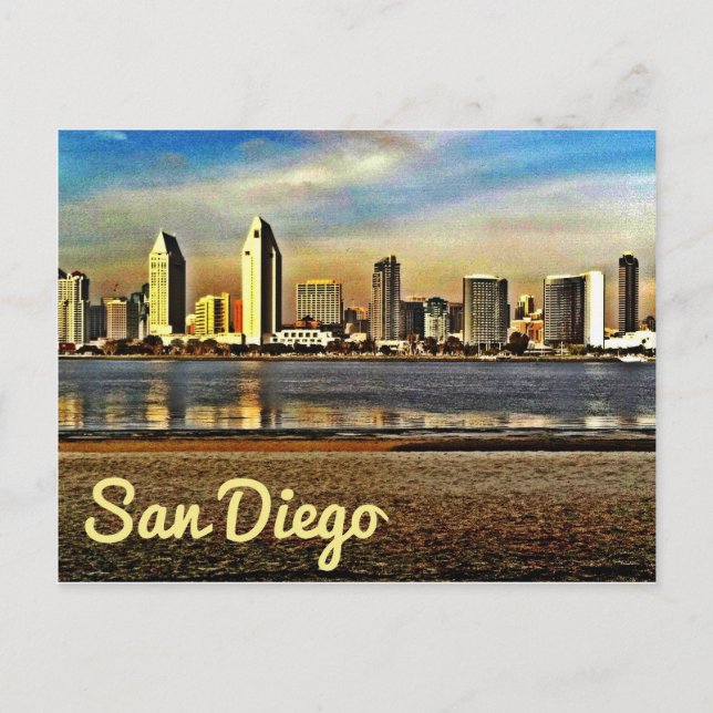 San Diego City View 1 Postcard (Front)