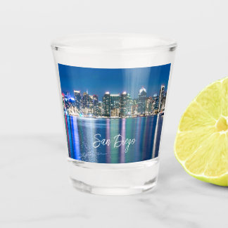 San Diego Cityscape Skyline Shot Glass
