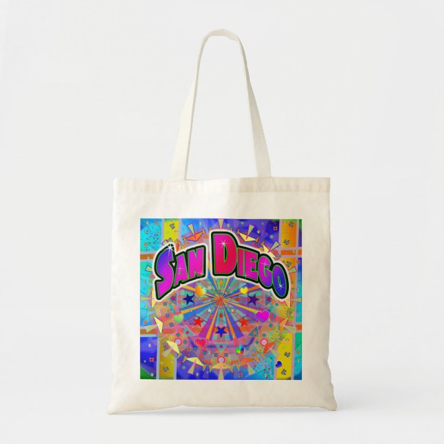 San Diego Cosmic Unity Tote Bag (Front)