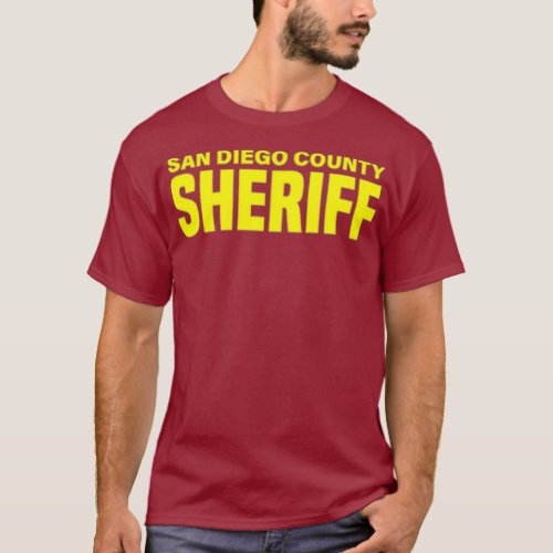 San Diego County California Sheriff Deputies T_Shirt