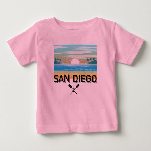 San Diego Design - Baby Fine Jersey T-Shirt (Front)