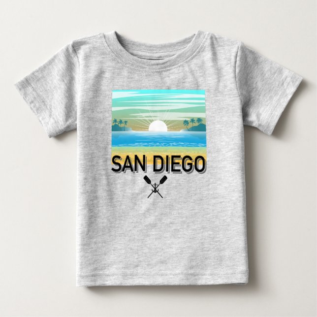 San Diego Design - Baby Fine Jersey T-Shirt (Front)
