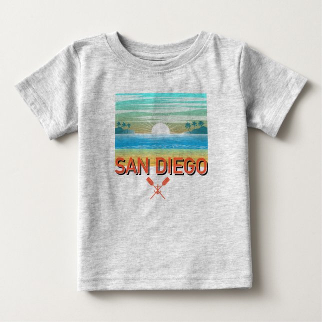 San Diego Design - Baby Fine Jersey T-Shirt (Front)