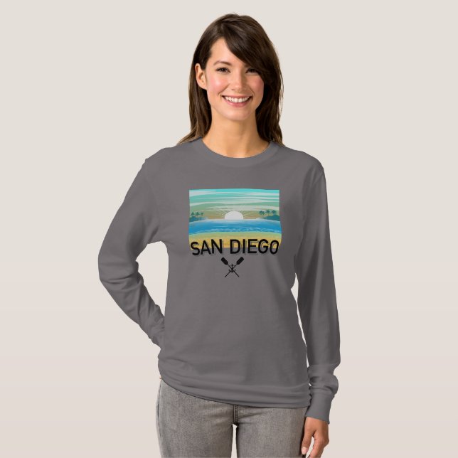San Diego Design - Basic Long Sleeve T-Shirt (Front Full)