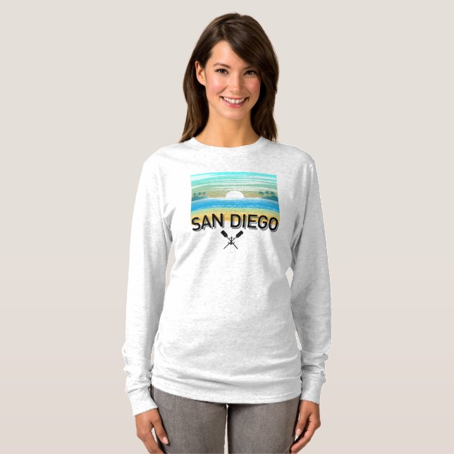 San Diego Design - Basic Long Sleeve T-Shirt (Front Full)