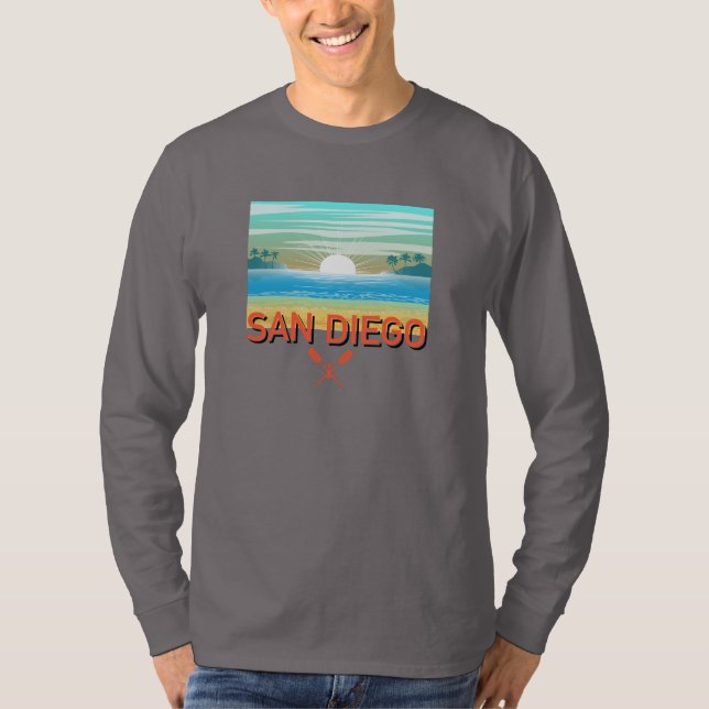 San Diego Design - Basic Long Sleeve T-Shirt (Front)