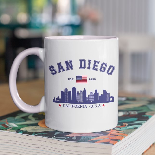 San Diego Downtown Skyline Cali Dreaming Coffee Mug (Creator Uploaded)