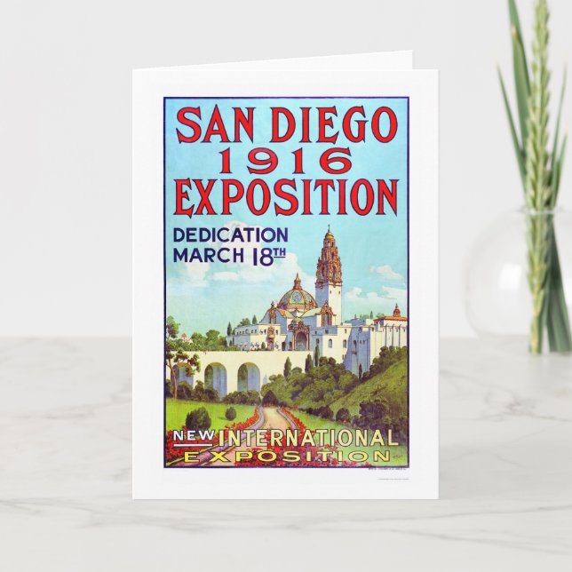 San Diego Exposition 1916 Card (Front)