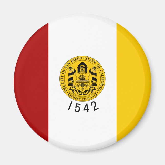 San Diego Flag Magnet (Front)