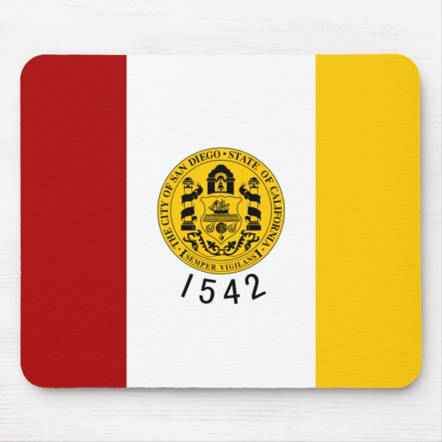 San Diego Flag Mouse Pad (Front)