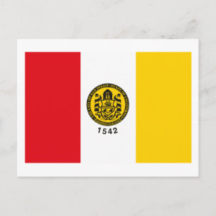 San Diego Flag Postcard