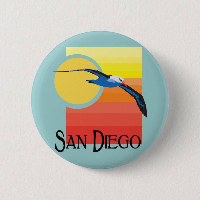 San Diego Gull Button (Front)