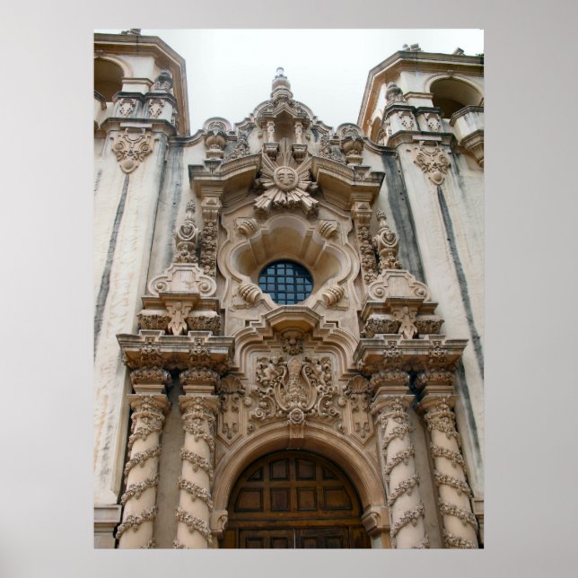 san diego historic church poster (Front)