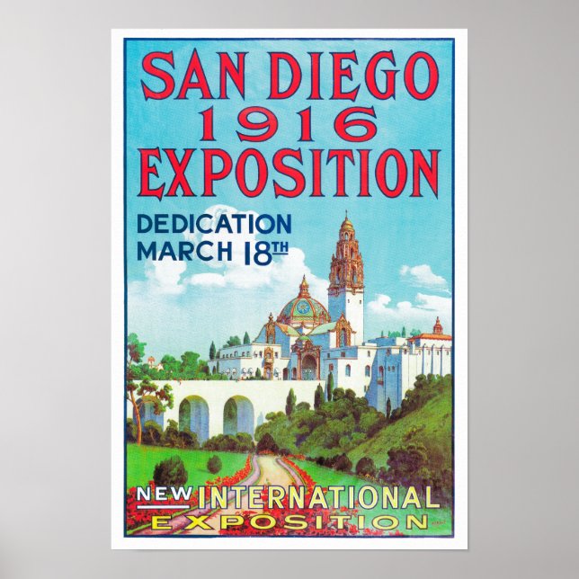 San Diego International Exposition Poster (Front)