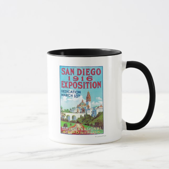 San Diego International Exposition Poster Mug (Right)