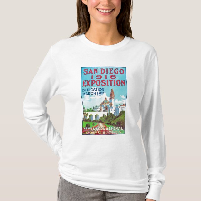 San Diego International Exposition Poster T-Shirt (Front)
