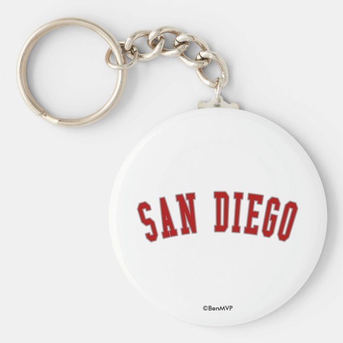 San Diego Keychain
