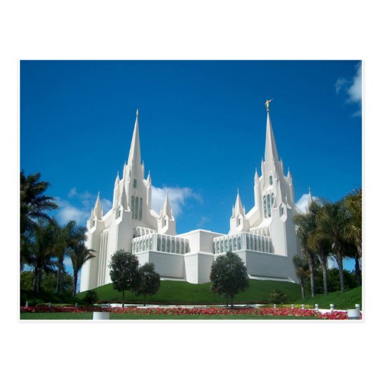 San Diego Lds Temple Postcard