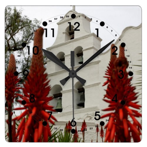San Diego Mission Square Wall Clock