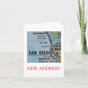 San Diego  New Address announcement