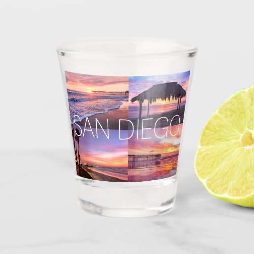 San Diego Pacific Beach Windansea Ocean Sunset Shot Glass