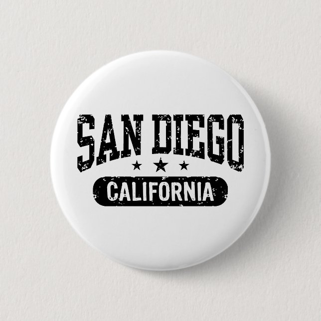 San Diego Pinback Button (Front)