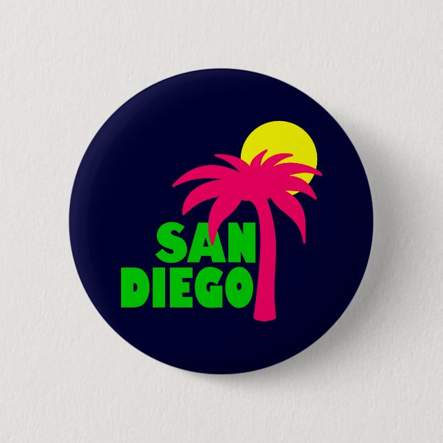 San Diego Pinback Button (Front)