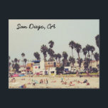 San Diego Postcard<br><div class="desc">Overlooking Ocean Beach in San Diego, CA.</div>