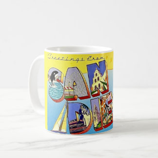 San Diego Retro Postcard Coffee Mug