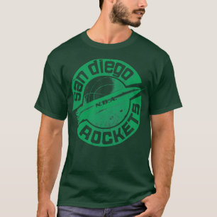 San Diego Rockets FadedVintage Style T-Shirt