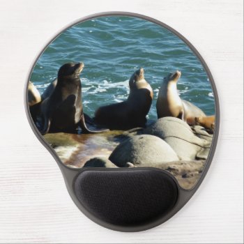 San Diego Sea Lions Gel Mouse Pad by mlewallpapers at Zazzle