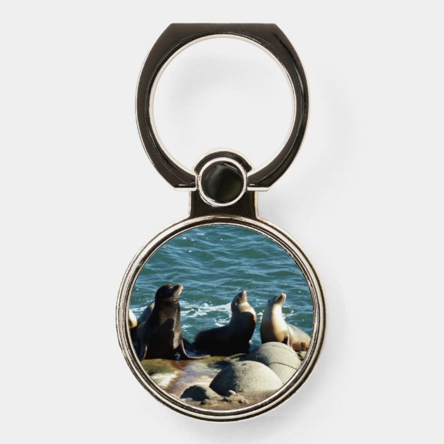 San Diego Sea Lions Phone Ring Stand (Front)