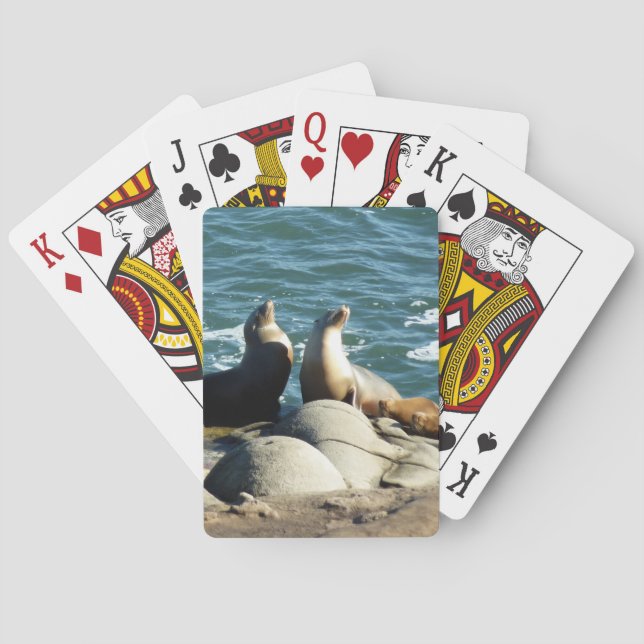 San Diego Sea Lions Poker Cards (Back)