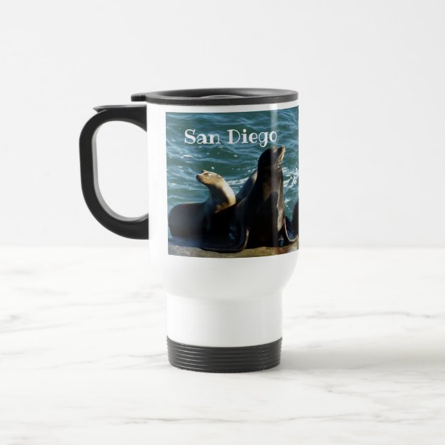 San Diego Sea Lions Travel Mug (Left)