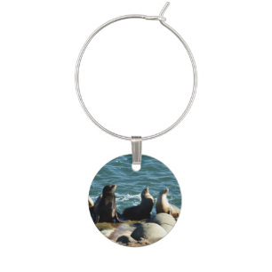 San Diego Sea Lions Wine Charm