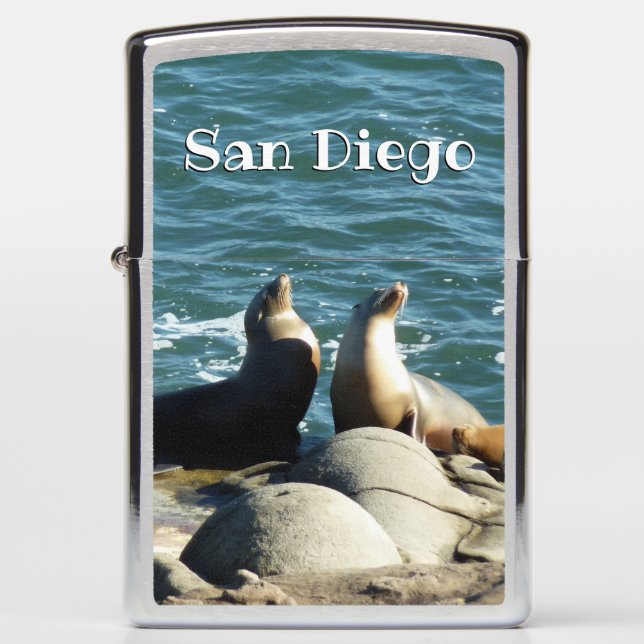 San Diego Sea Lions Zippo Lighter (Front)