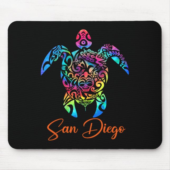 San Diego Sea Turtle Family Vacation Summer 2025  Mouse Pad (Front)