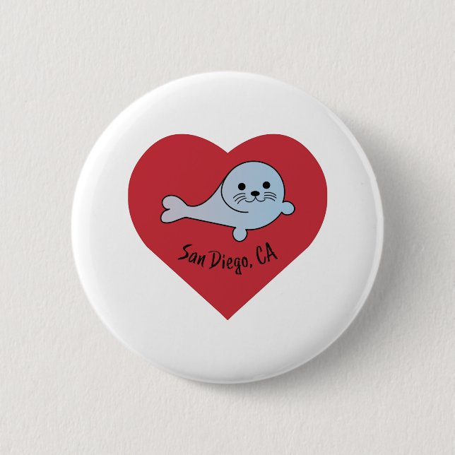 San Diego Seal Button (Front)