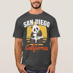 San Diego Shirt-Retro Panda Zoo-California State T-Shirt