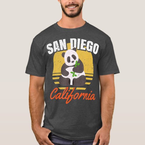 San Diego Shirt_Retro Panda Zoo_California State T_Shirt