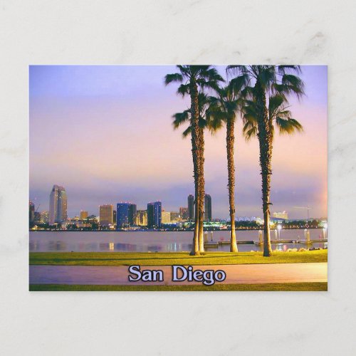 San Diego Shoreline Postcard