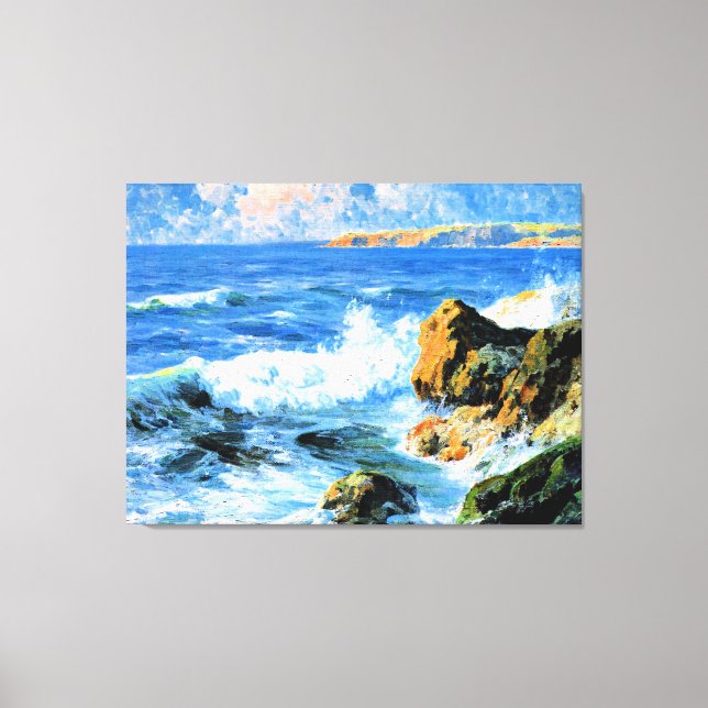 San Diego Shores, fine art, Canvas Print (Front)