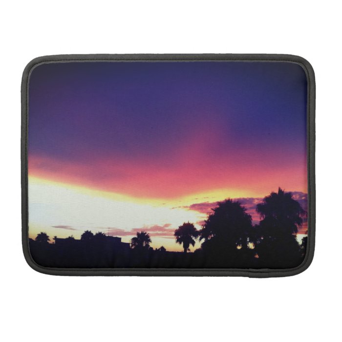San Diego silhouette palms Sleeves For MacBooks
