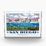 San Diego Skyline Award<br><div class="desc">San Diego is a city on the Pacific coast of California known for its beaches, parks and warm climate. Immense Balboa Park is the site of the world-famous San Diego Zoo, as well as numerous art galleries, artist studios, museums and gardens. A deep harbor is home to a large active...</div>